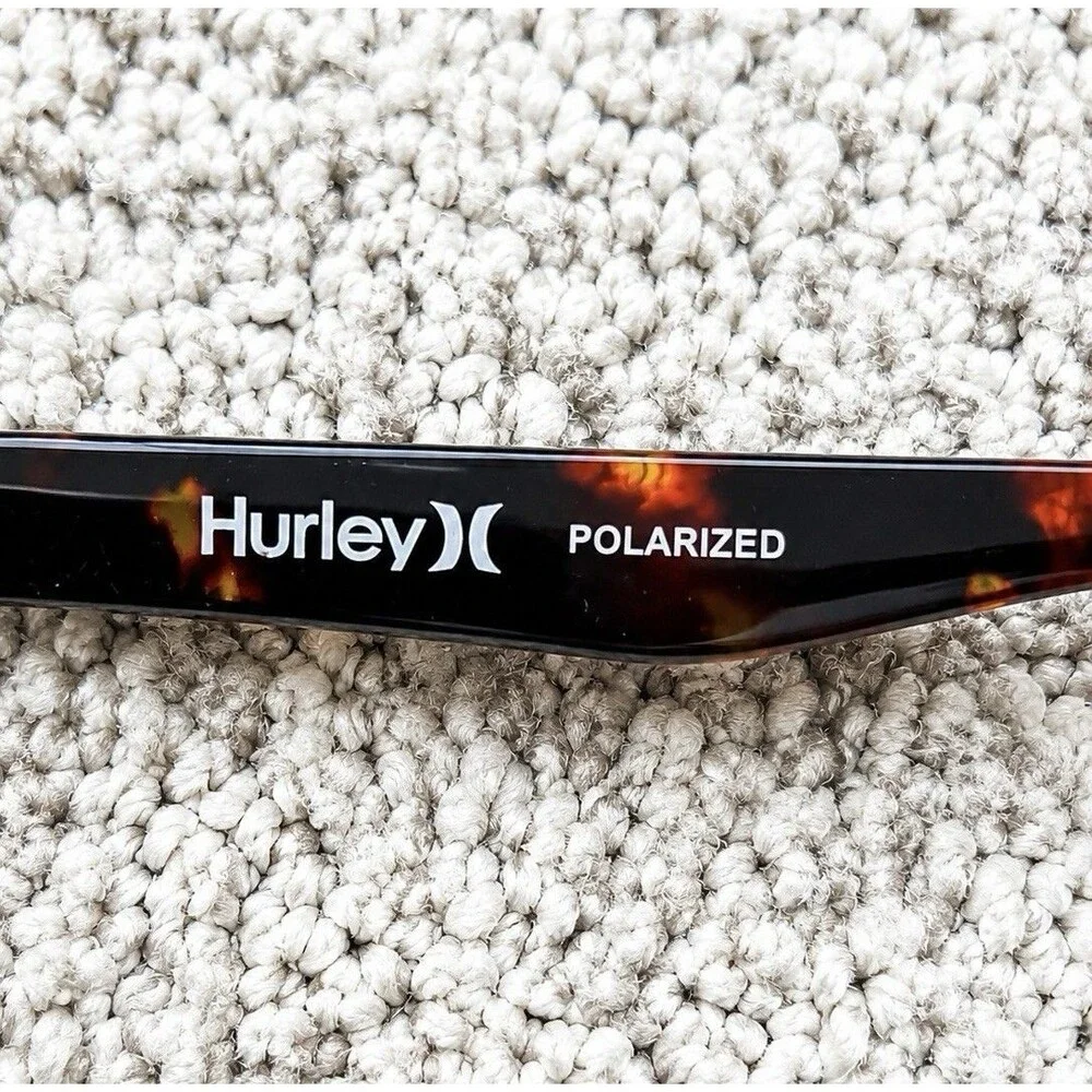 Hurley Polarized Tortoise Sunglasses Brown Lenses Unisex Classic Casual UV